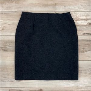J. Jill Dark Gray Pencil Skirt